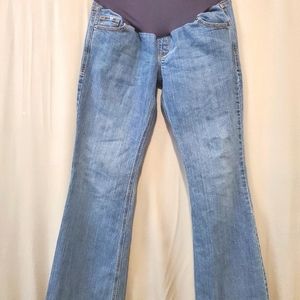 Old Navy maternity blue jeans